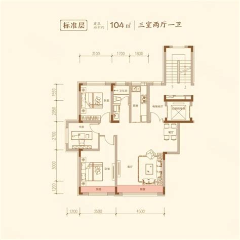 启锐园装修104平-三室两厅-现代简约-CND设计网,中国设计网络首选品牌