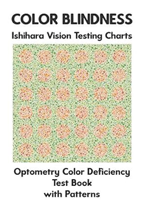 Buy Color Blindness Ishihara Vision Testing Charts Optometry Color ...