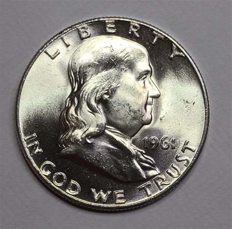1961-D Franklin Half Dollar MS-64 (Near Gem) - For Sale, Buy Now Online ...