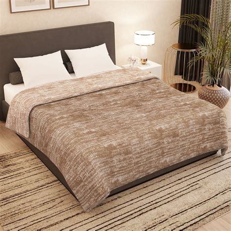 Luxe Blanket 500 GSM Brown Double Size – Elite Decor