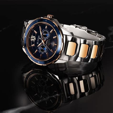 Buy Online Titan Regalia Premium Blue Dial Quartz Multifunction ...