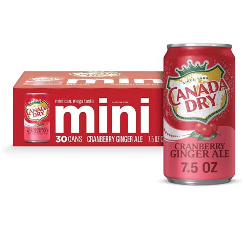 Amazon.com : Canada Dry Cranberry Ginger Ale - 7.5 Fl Oz, 30 Count ...