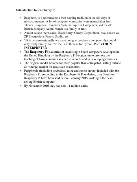 Image result for Introduction to Raspberry Pi