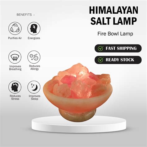 Himalayan Salt Lamp - Firebowl Lamp - Iswanah Global