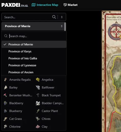 Carte Interactive Pax Dei : Comment l'utiliser et quelle utilité ...