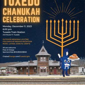 Tuxedo Chanukah Celebration, Tuxedo Train Station, Tuxedo Park ...