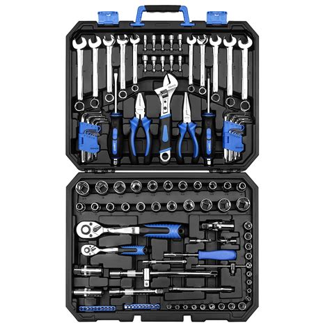 DEKOPRO 118 Piece Tool Kit Professional Auto Repair Tool Set ...