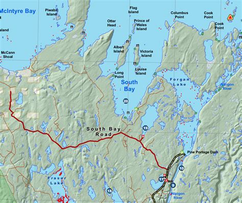 New Map - Lake Nipigon - Northwest Ontario Out Doors