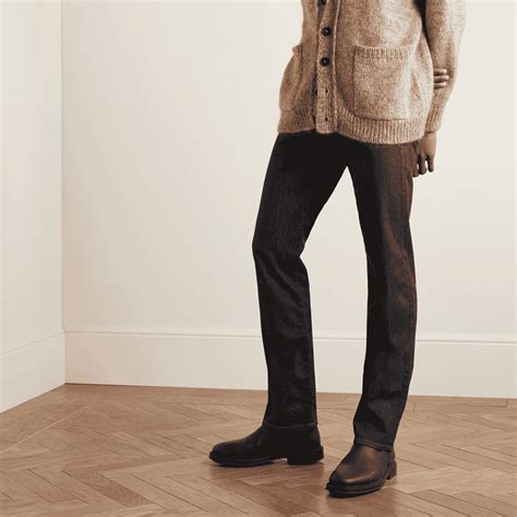 Business Casual Men Black Jeans 的图像结果