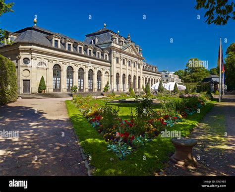 Orangery at Castle Garden in Fulda, Hesse, Germany Stock Photo - Alamy