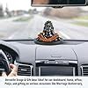 Buy Rousrie Resin Adiyogi Shiva Statue for Car Dashboard, Shiv Ji ...