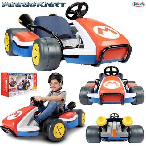 Mario Kart 24V Ride-On Racer – Carro Elétrico Infantil da Jakks Pacific ...