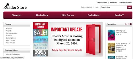 Image result for Reader Store Sony