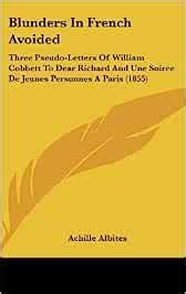 Buy Blunders in French Avoided: Three Pseudo-Letters of William Cobbett ...