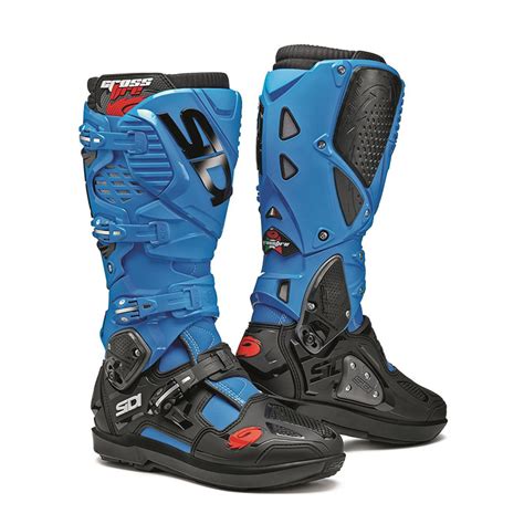 Sidi Crossfire 3 Srs Light Blue Black Boots
