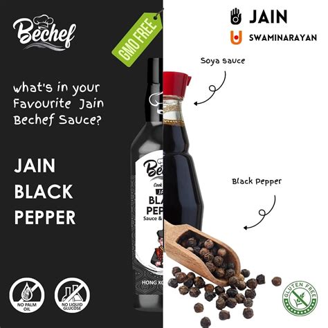 Buy Bechef Jain Black Pepper Sauce :: Online Jain Sauces :: Gourmet ...