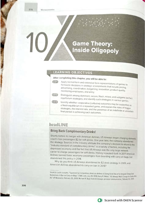 Game theory - Mba - 378 Microeconomics Game Theory: Inside Oligopoly ...
