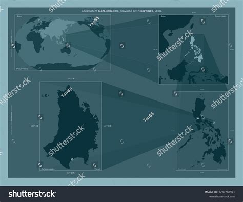 Catanduanes Province Philippines Diagram Showing Location Stock Illustration 2280788971 ...