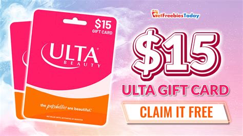 Instant Printable Ulta Gift Card + Designs - Printables for Everyone