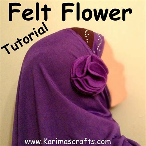Image result for Felt Flower Tutorial