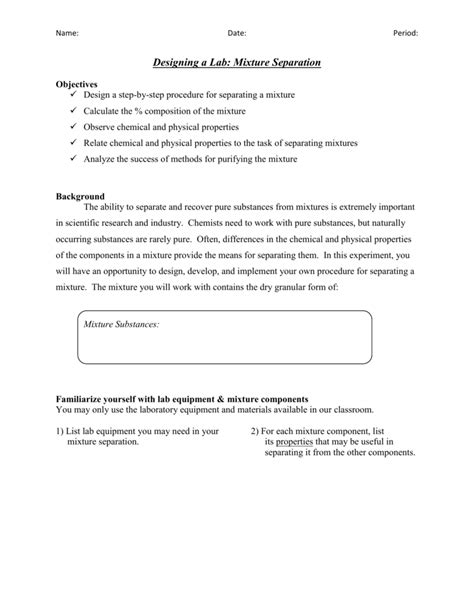 Image result for Separation of Mixture Lab Sublimation