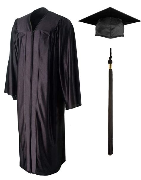 Buy GraduationSourceAdult Matte Graduation Gown, Cap, Tassel Set ...