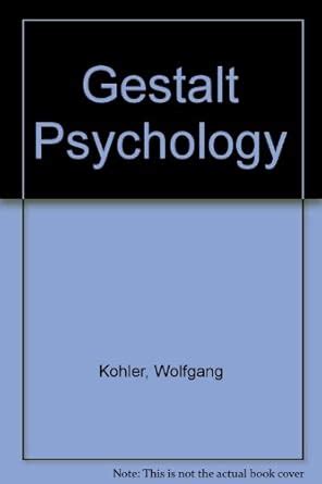 Buy Gestalt Psychology Book Online at Low Prices in India | Gestalt ...