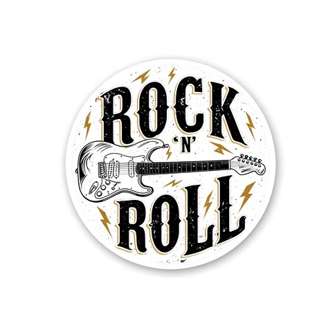 Rock and roll sticker – Inkyprinty.in