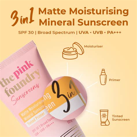 SPF 30 Sunscreen - Buy Mineral Matte Tinted Sunscreen for Face | The ...