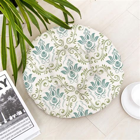 Verdant Whimsy Printed Round Chair Cushion – The Purple Tree