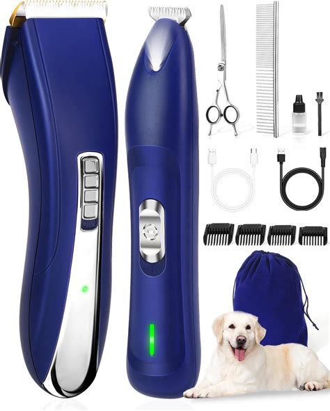 Amazon.com: Abootoo 2 in 1 Dog Grooming Kit - Low Noise Cordless Dog ...