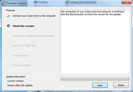 DSC-HX20V Firmware Update (Windows) | Sony USA