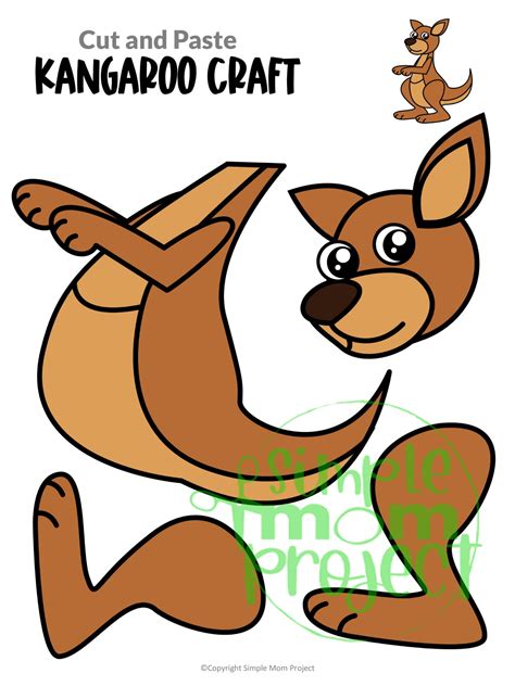 Jumping Kangaroo Craft at Christina Button blog