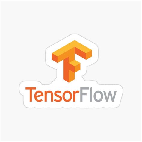 Buy Tensorflow logo sticker Online at Best Prices in India - Sticker Press