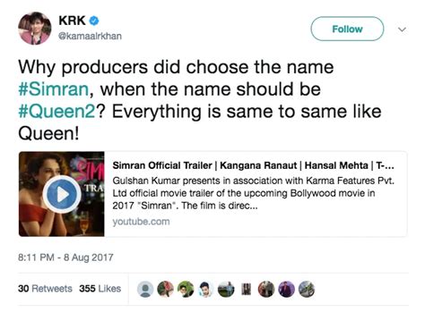 Kangana Ranuat's Simran has created a social spark