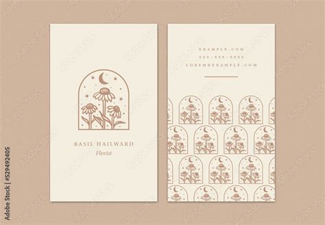 Floral Business Card Template 的图像结果