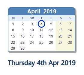 4 April 2019 Date in History: News, Social Media & Day Info