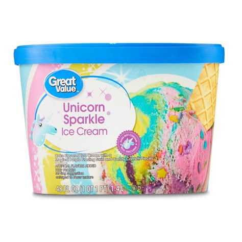 Great Value Ice Cream, Unicorn Sparkle | Fig App