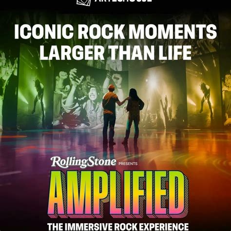 Rolling Stone Presenta: Amplified - Exposición en Artechouse New York