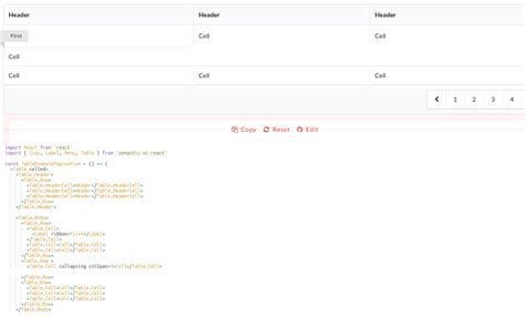Semantic UI React Editable Table 的图像结果