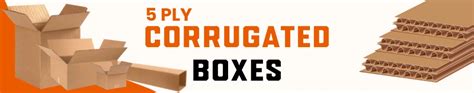 5 Ply Corrugated Boxes | Cardboard Boxes for Packing