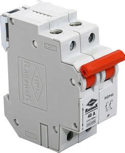 HPL Rakshak Polycarbonate 40A Isolator Double Pole MCB (Miniature ...