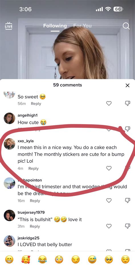 This girl is definitely going to get either blocked or a snarky comment ...