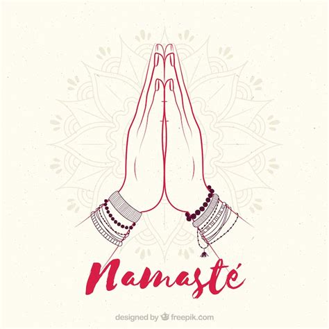 Namaskar hand png Images - Free Download on Freepik