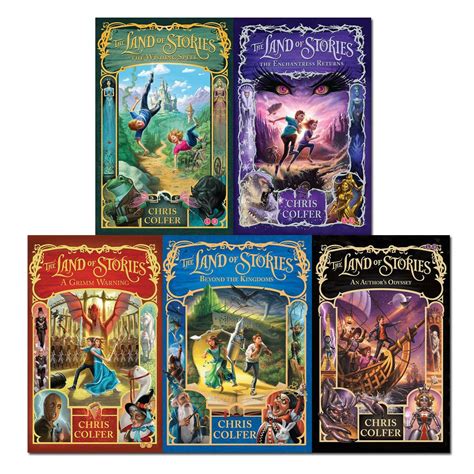 Land of stories 5 books collection set - wishing spell, enchantress ...