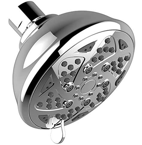 4 Inches Ivy shower head, Multi-6 Mode with Mist, Massage, Rain & Powe ...