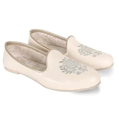IndieStride Men's Ethnic Jutti Wedding Kurta Loafer Shoe Jalsa Juti ...