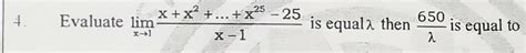 Limits problem based on differentiation - Brainly.in