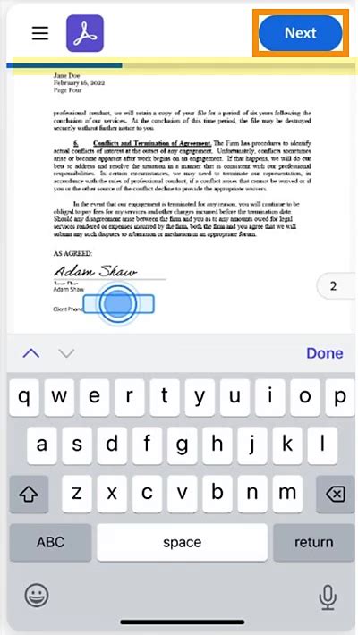 Recipient experience when using Mobile Focus