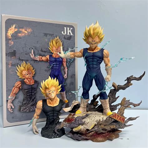 Anime-Dragon-Ball-Z-Majin-Vegeta-Figure-replace-head-33cm-Pvc-Action ...